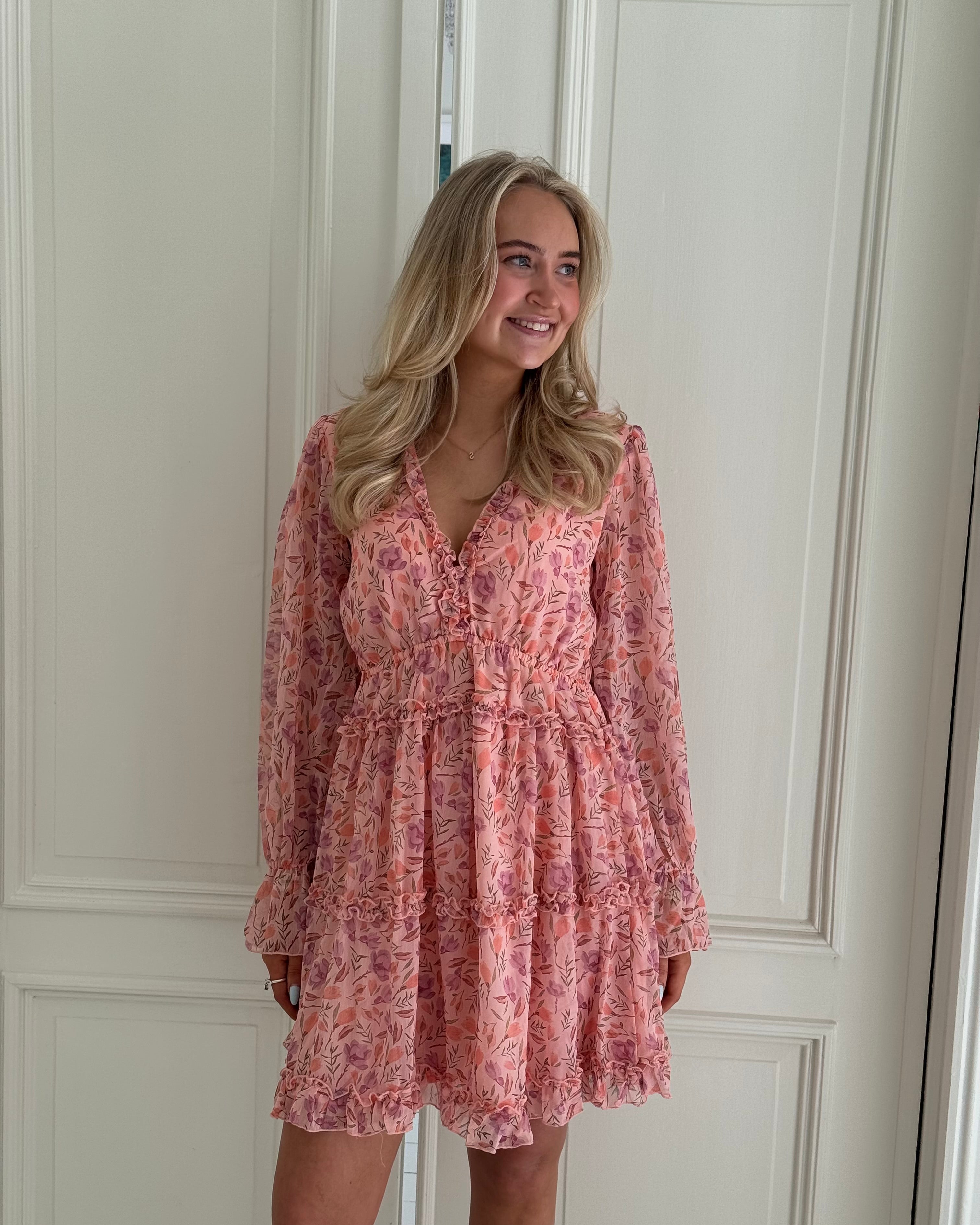 VIJASMINE Short Dress - Sea Pink